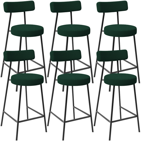 Kit 06 Banquetas Baixa Para Cozinha Sala De Jantar Bar Bancad