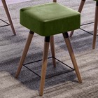 Kit 06 Banquetas Baixas Decorativas Rio 50x32cm Com Pés Palit