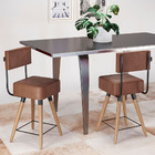 Kit 06 Banquetas Cadeiras Decorativas Barcelona 73cm Com Enco