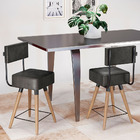 Kit 06 Banquetas Cadeiras Decorativas Barcelona 73cm Com Enco