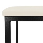 Kit 06 Banquetas Industrial Donna Suede Base Preto D'rossi -