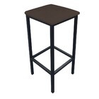 Kit 06 Banquetas Industrial Donna Suede Base Preto D'rossi -