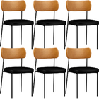 Kit 06 Cadeira Para Sala De Jantar Melina L02 Couríssimo Whis