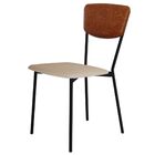 Kit 06 Cadeira Para Sala De Jantar Village Preto C01 Linho Ar