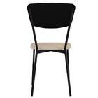 Kit 06 Cadeira Para Sala De Jantar Village Preto C01 Linho Ar