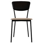 Kit 06 Cadeira Para Sala De Jantar Village Preto C01 Linho Ar