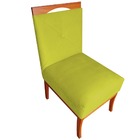 Kit 06 Cadeiras De Jantar Antonela Base De Madeira Suede Amar