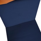 Kit 06 Cadeiras De Jantar Antonela Base De Madeira Suede Azul