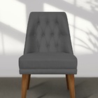 Kit 06 Cadeiras De Jantar Bela Suede Grafite - Meu Lar Decora