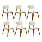 Kit 06 Cadeiras De Jantar Bruna C03 - Amarena Móveis - Carame