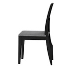 Kit 06 Cadeiras De Jantar Cindy Linho Cinza E Madeira Preto -