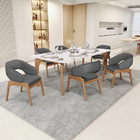 Kit 06 Cadeiras De Jantar E Estar Living Estofada Lince L02 L