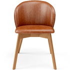 Kit 06 Cadeiras De Jantar E Estar Living Estofada Mia L02 Cou