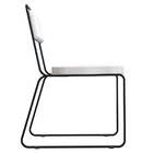 Kit 06 Cadeiras De Jantar Filipa Linho Bege Base De Ferro Pre