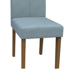 Kit 06 Cadeiras De Jantar Júlia Animalle Azul Wd26 Pés Imbuia