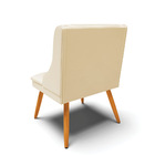 Kit 06 Cadeiras De Jantar Liz Corino  Pés Palito Castanho D03