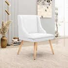 Kit 06 Cadeiras De Jantar Liz Corino Branco Pés Palito Natura