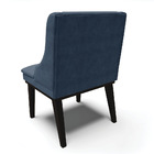 Kit 06 Cadeiras De Jantar Liz Suede Base Fixa Madeira Preto D