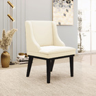 Kit 06 Cadeiras De Jantar Liz Veludo Base Fixa Madeira Preto