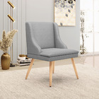 Kit 06 Cadeiras De Jantar Liz Veludo Grafite A131 Pés Palito