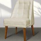 Kit 06 Cadeiras De Jantar Paris Suede Bege