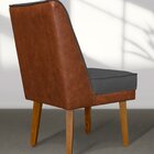 Kit 06 Cadeiras De Jantar Virgínia Composê E Courissimo Grafi