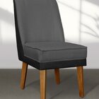 Kit 06 Cadeiras De Jantar Virgínia Composê E Courissimo Grafi