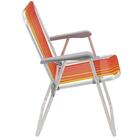 Kit 06 Cadeiras De Praia Tramontina Samoa Alta Em Alumínio Co