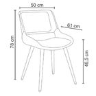 Kit 06 Cadeiras Decorativa Escritório Recepção New Design Pés