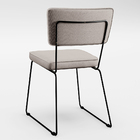 Kit 06 Cadeiras Decorativa Estofada Para Sala De Jantar Base