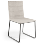 Kit 06 Cadeiras Decorativa Estofada Para Sala De Jantar Preto