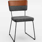 Kit 06 Cadeiras Decorativas Allana L02 Faixa Couríssimo Camel