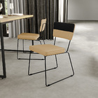 Kit 06 Cadeiras Decorativas Base De Aço Allana L02 Faixa Fact