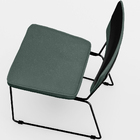 Kit 06 Cadeiras Decorativas Estofada Allana L02 Faixa Facto P