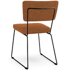 Kit 06 Cadeiras Decorativas Estofada Base De Aço Allana L02 B