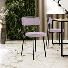 Kit 06 Cadeiras Decorativas Estofada Para Sala De Jantar Barc