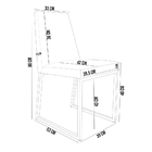 Kit 06 Cadeiras Decorativas Estofada Para Sala De Jantar Dafn