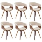 Kit 06 Cadeiras Decorativas Para Sala De Jantar Ohana Fixa Li