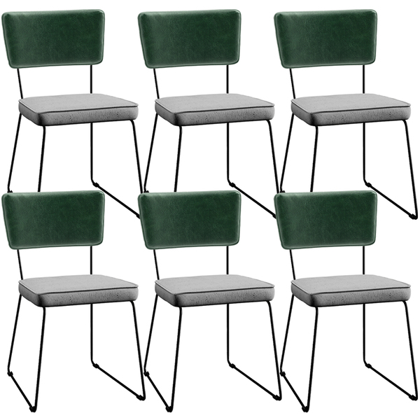 Kit 06 Cadeiras Decorativas Sala Jantar Allana L02 Facto Verd