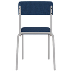 Kit 06 Cadeiras Estofada Para Sala De Jantar Sense Branco C01