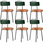 Kit 06 Cadeiras Estofada Para Sala Jantar Barcelona L02 Facto