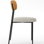 Kit 06 Cadeiras Estofadas Para Sala De Jantar Melina L02 Cour