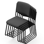 Kit 06 Cadeiras Hoteleira Auditório Empilhável Inter L02 Crep