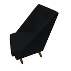 Kit 06 Cadeiras Para Sala De Jantar Ana Pés Palito Suede Pret