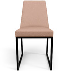 Kit 06 Cadeiras Para Sala De Jantar Base Aço Industrial Preto