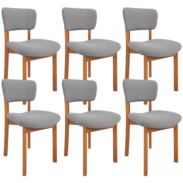 Kit 06 Cadeiras Para Sala De Jantar Cozinha Living Estofada D