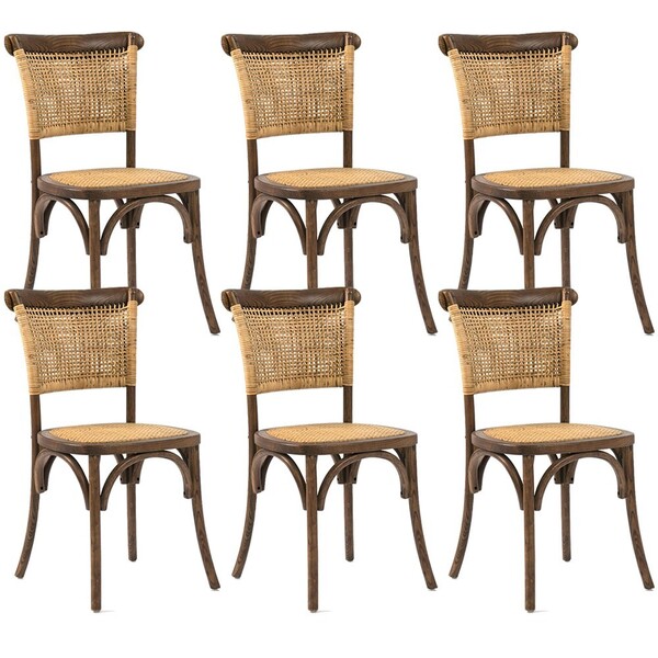 Kit 06 Cadeiras Para Sala De Jantar Cozinha Very Canela Ratta