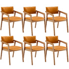 Kit 06 Cadeiras Para Sala De Jantar Estar Living Giorgia L02