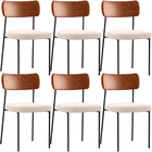 Kit 06 Cadeiras Para Sala De Jantar Melina L02 Couríssimo Cam