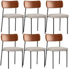 Kit 06 Cadeiras Para Sala De Jantar Melina L02 Couríssimo Cam
